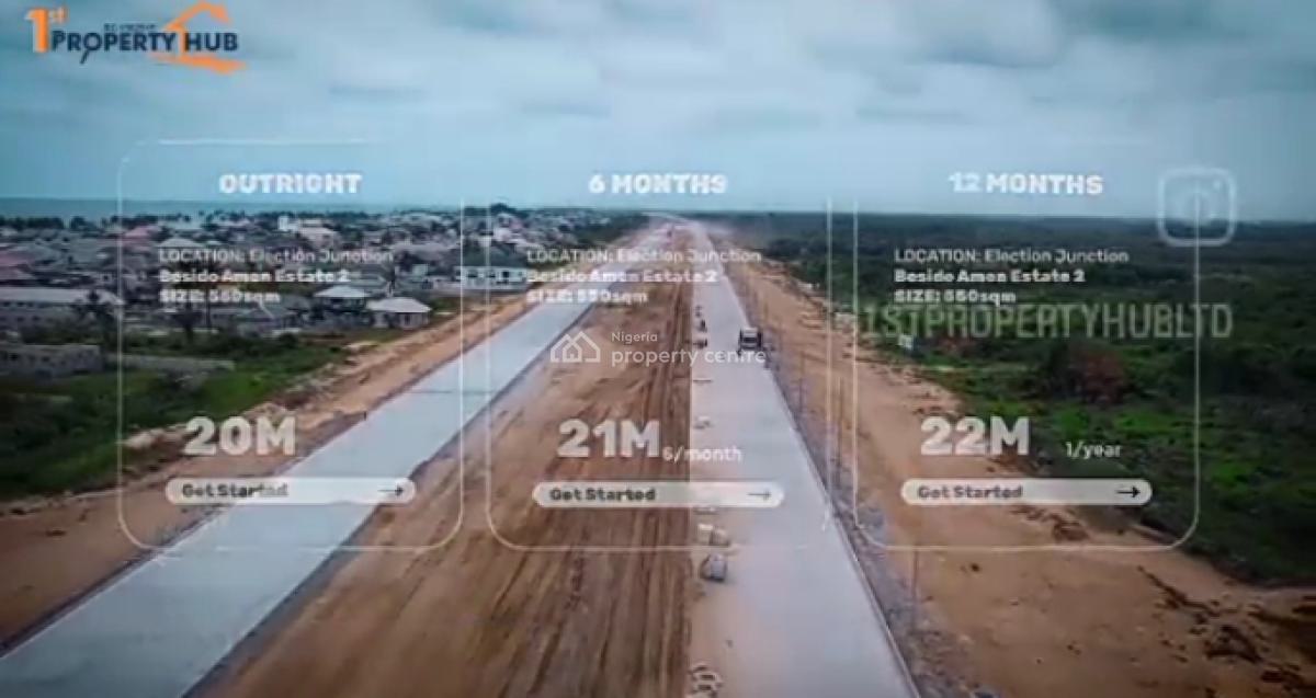100% Dryland  Facing The Coastal Road, Coaster Park View Estate, Eleko Junction, Eleko, Ibeju Lekki, Lagos, Residential Land for Sale