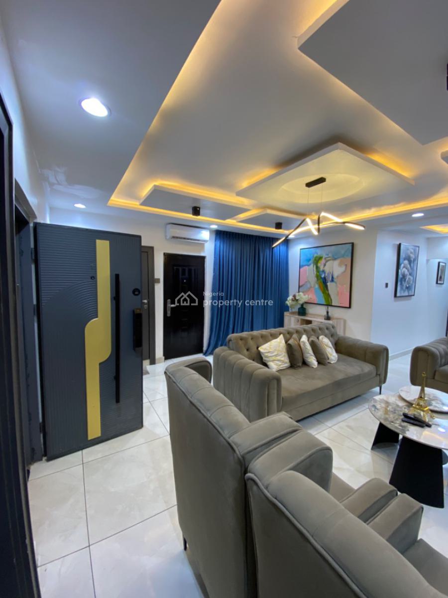 Luxury 3 Bedroom Furnished Apartment, Adekunle, Yaba, Lagos, Flat / Apartment Short Let