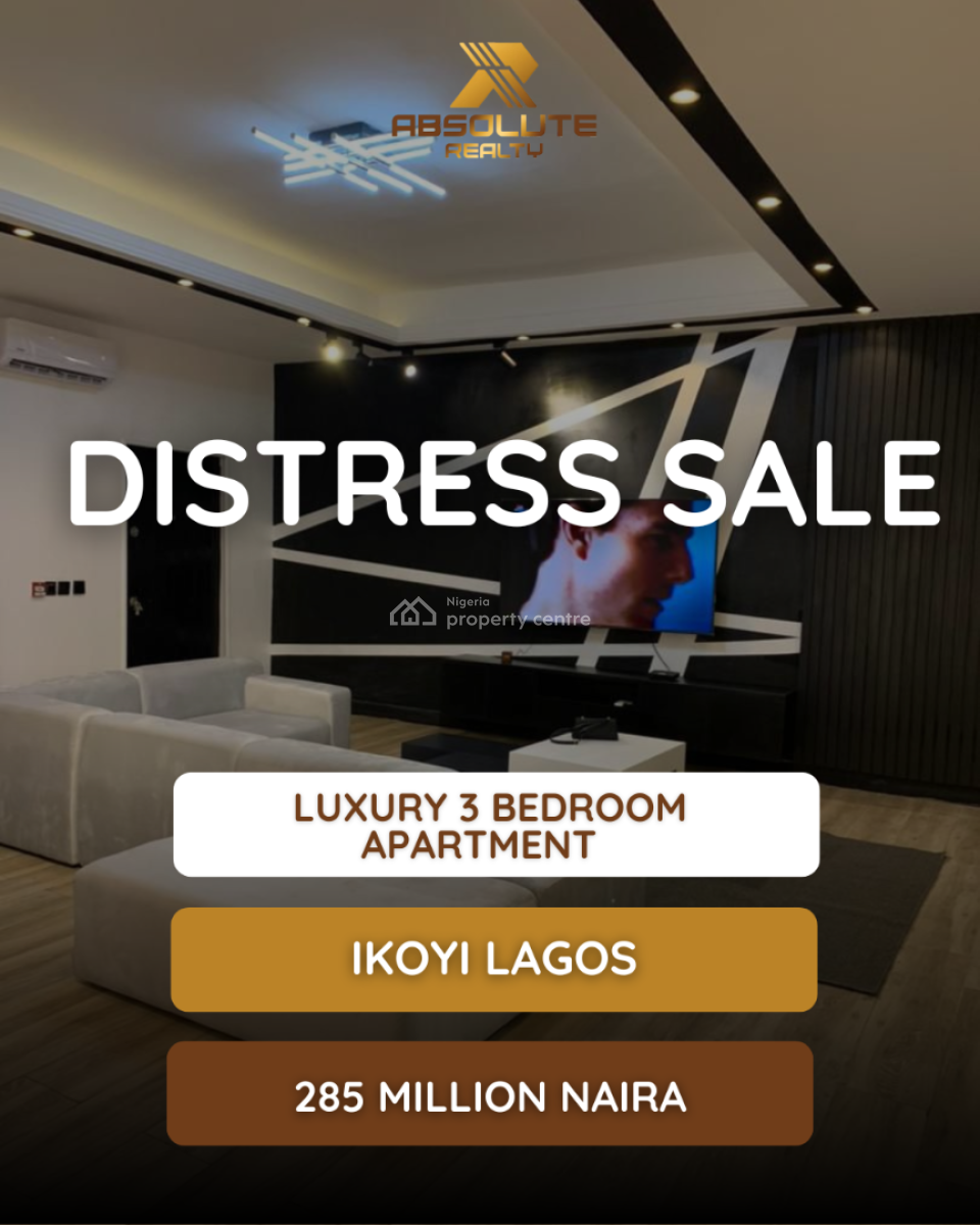 Distress 3 Bedroom Apartment, Ikoyi, Lagos, Flat / Apartment for Sale