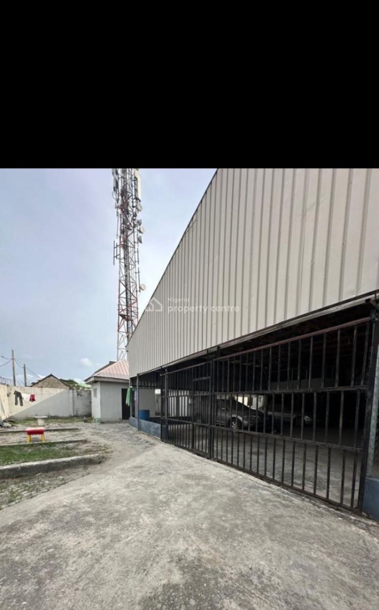 Land with Small Factory, Mobil Road, Ajah, Lagos, Factory for Sale