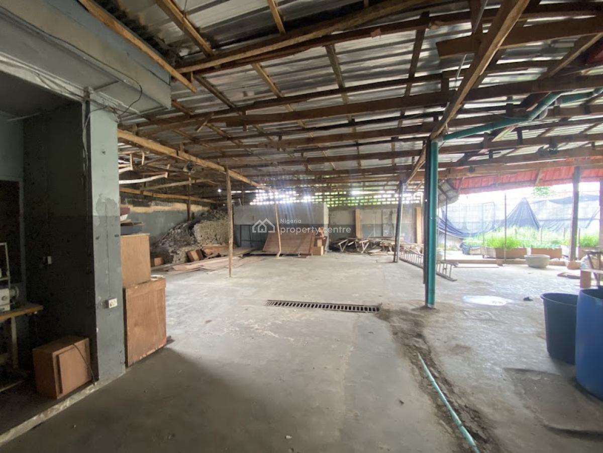 1,200sqm Warehouse Space with 3 Bedroom Apartment Available, Ikeja Gra, Ikeja, Lagos, Warehouse for Rent