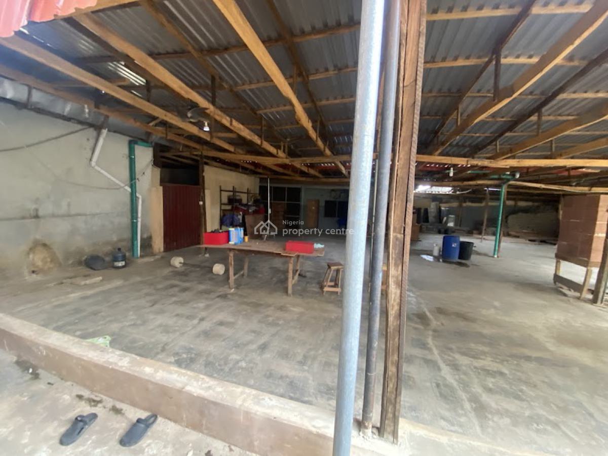 1,200sqm Warehouse Space with 3 Bedroom Apartment Available, Ikeja Gra, Ikeja, Lagos, Warehouse for Rent