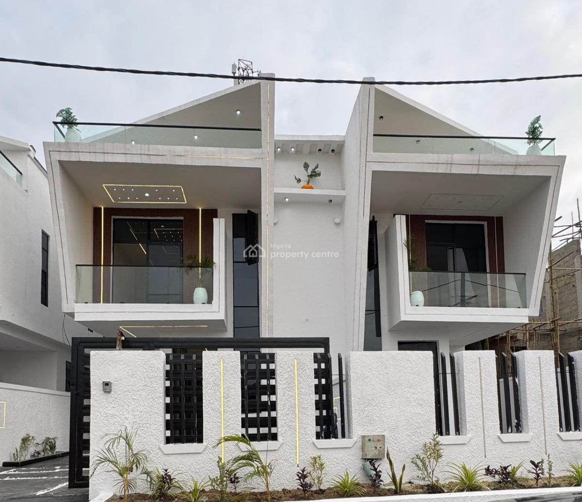 Exquisitely Finished 4 Bedroom Semi-detached Duplex  with Bq., Ikota, Lekki, Lagos, Semi-detached Duplex for Sale