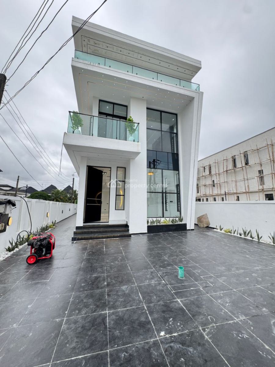 Unique 5-bedroom Detached Duplex with Bq and a Pool, Chevron Tollgate, Ikota, Lekki, Lagos, Detached Duplex for Sale