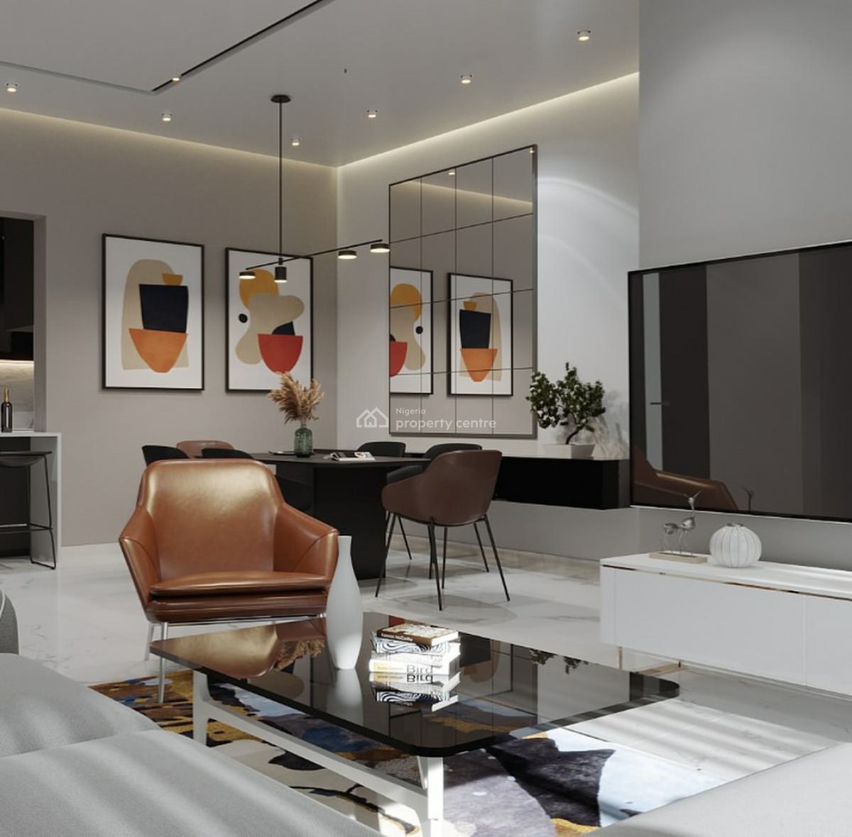 Waterfront Off-plan Luxury 4 Bedroom Apartments with Bq, Ikoyi, Lagos, Flat / Apartment for Sale