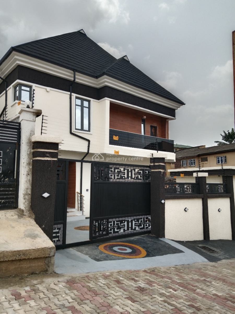 Newly Built Spacious 4 Bedroom Detached Duplex with Bq, Off Ajayi Road, Ogba, Ikeja, Lagos, Detached Duplex for Sale