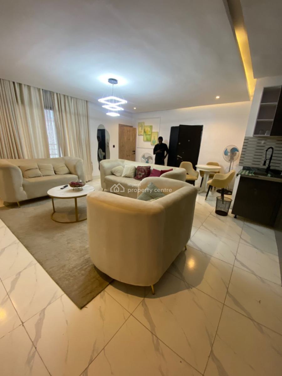 Furnished 2 Bedrooms Apartments with Pool Upstairs, Ologolo, Lekki, Lagos, Flat / Apartment for Rent