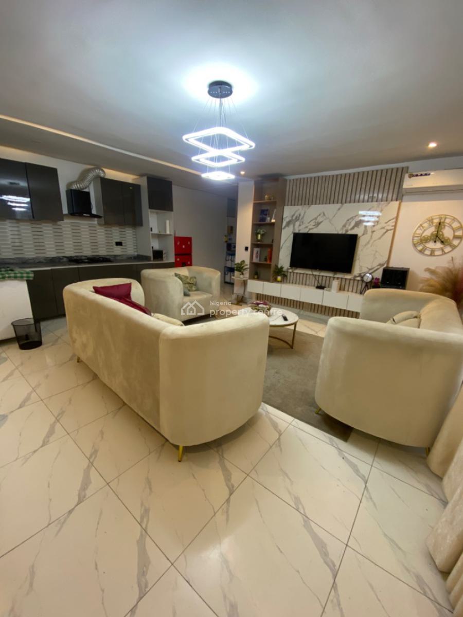 Furnished 2 Bedrooms Apartments with Pool Upstairs, Ologolo, Lekki, Lagos, Flat / Apartment for Rent