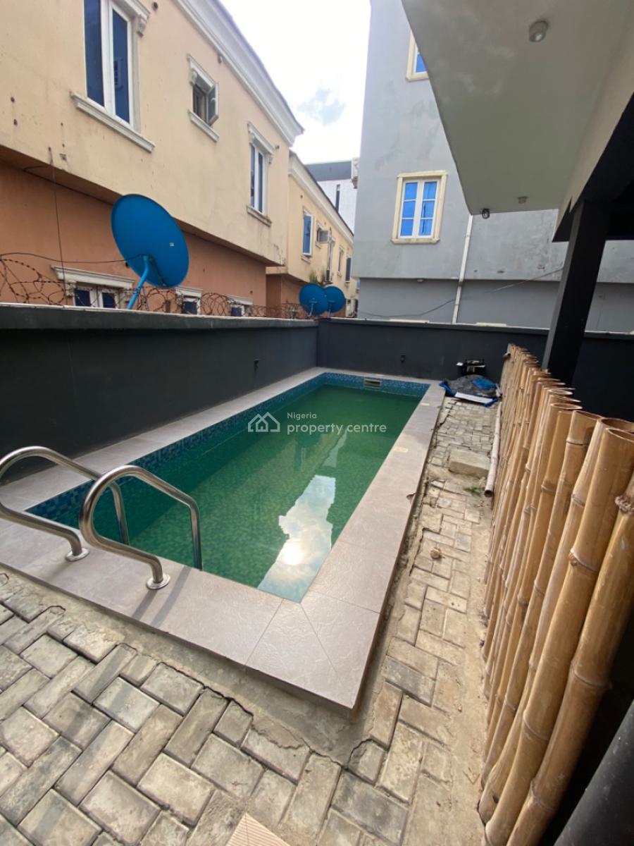 Furnished 2 Bedrooms Apartments with Pool Upstairs, Ologolo, Lekki, Lagos, Flat / Apartment for Rent