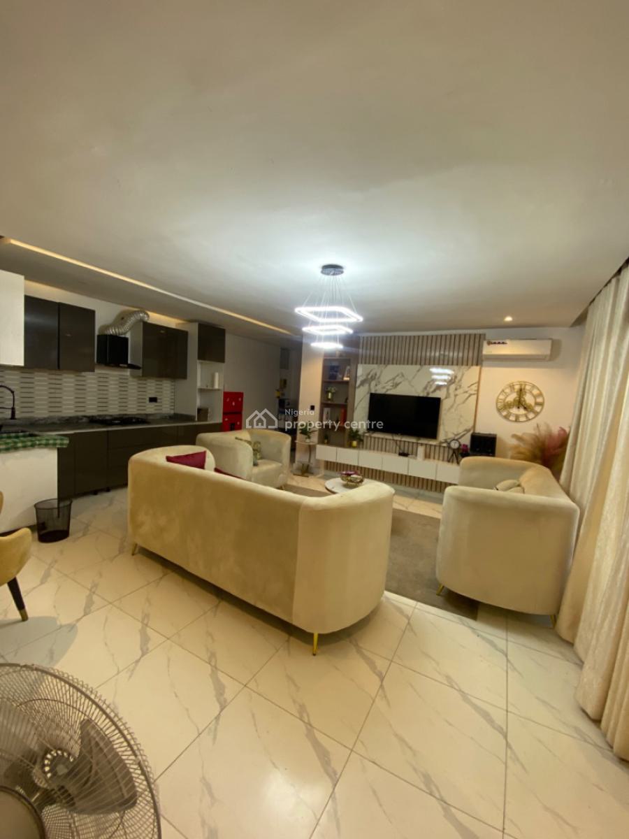 Furnished 2 Bedrooms Apartments with Pool Upstairs, Ologolo, Lekki, Lagos, Flat / Apartment for Rent