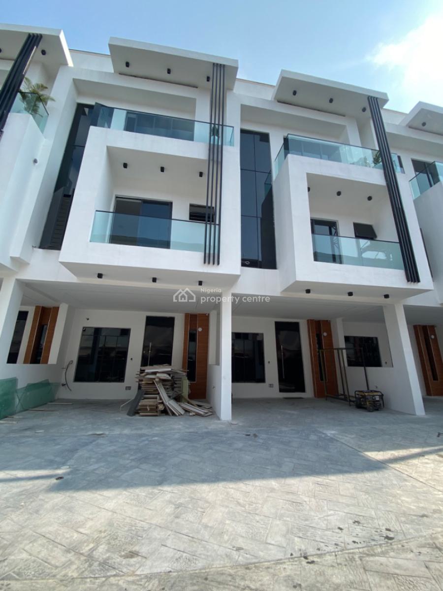 a Contemporary Fully Serviced 4 Bedrooms Terrace Duplex Rooftop Terrac, Gated Estate Osapa London Lekki /estate with Access Code, Osapa, Lekki, Lagos, Terraced Duplex for Sale