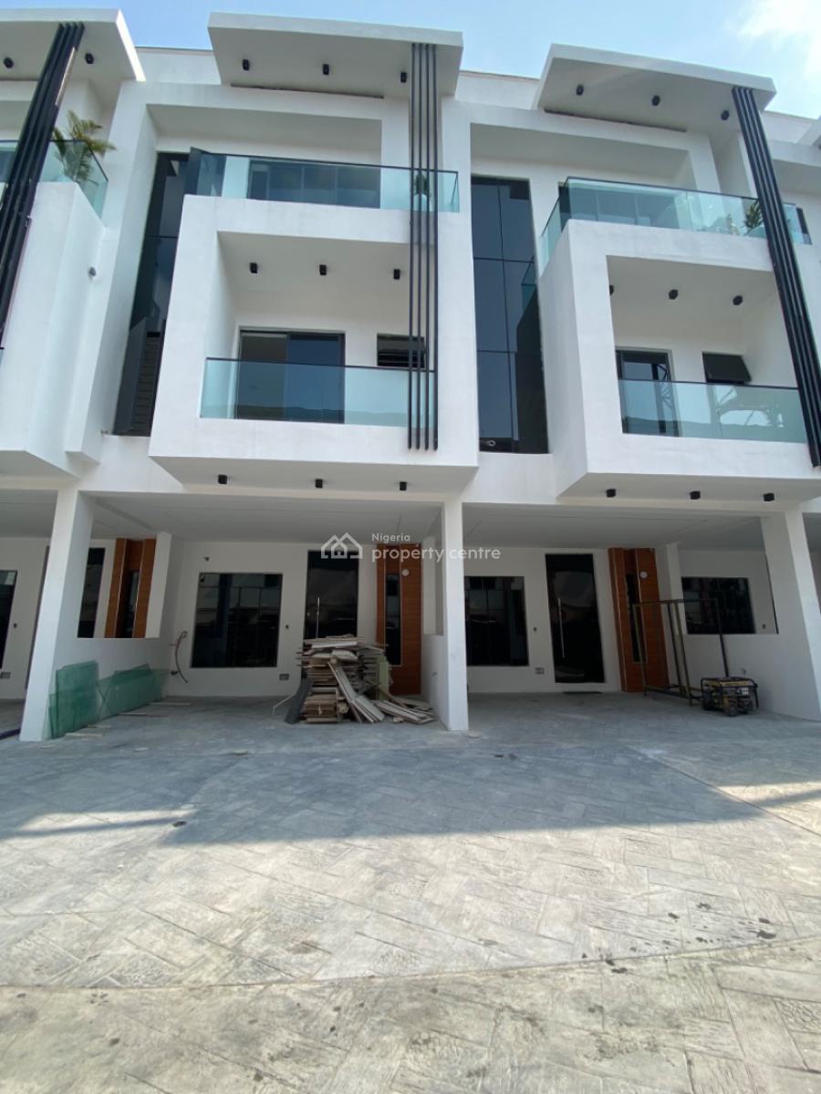 a Contemporary Fully Serviced 4 Bedrooms Terrace Duplex Rooftop Terrac, Gated Estate Osapa London Lekki /estate with Access Code, Osapa, Lekki, Lagos, Terraced Duplex for Sale