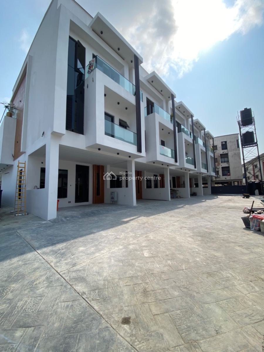 a Contemporary Fully Serviced 4 Bedrooms Terrace Duplex Rooftop Terrac, Gated Estate Osapa London Lekki /estate with Access Code, Osapa, Lekki, Lagos, Terraced Duplex for Sale