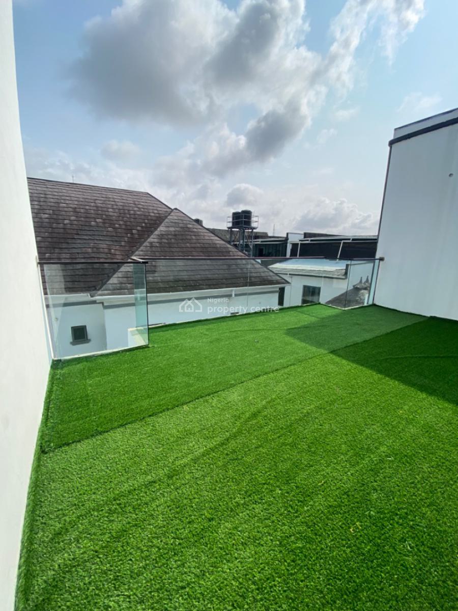 a Contemporary Fully Serviced 4 Bedrooms Terrace Duplex Rooftop Terrac, Gated Estate Osapa London Lekki /estate with Access Code, Osapa, Lekki, Lagos, Terraced Duplex for Sale