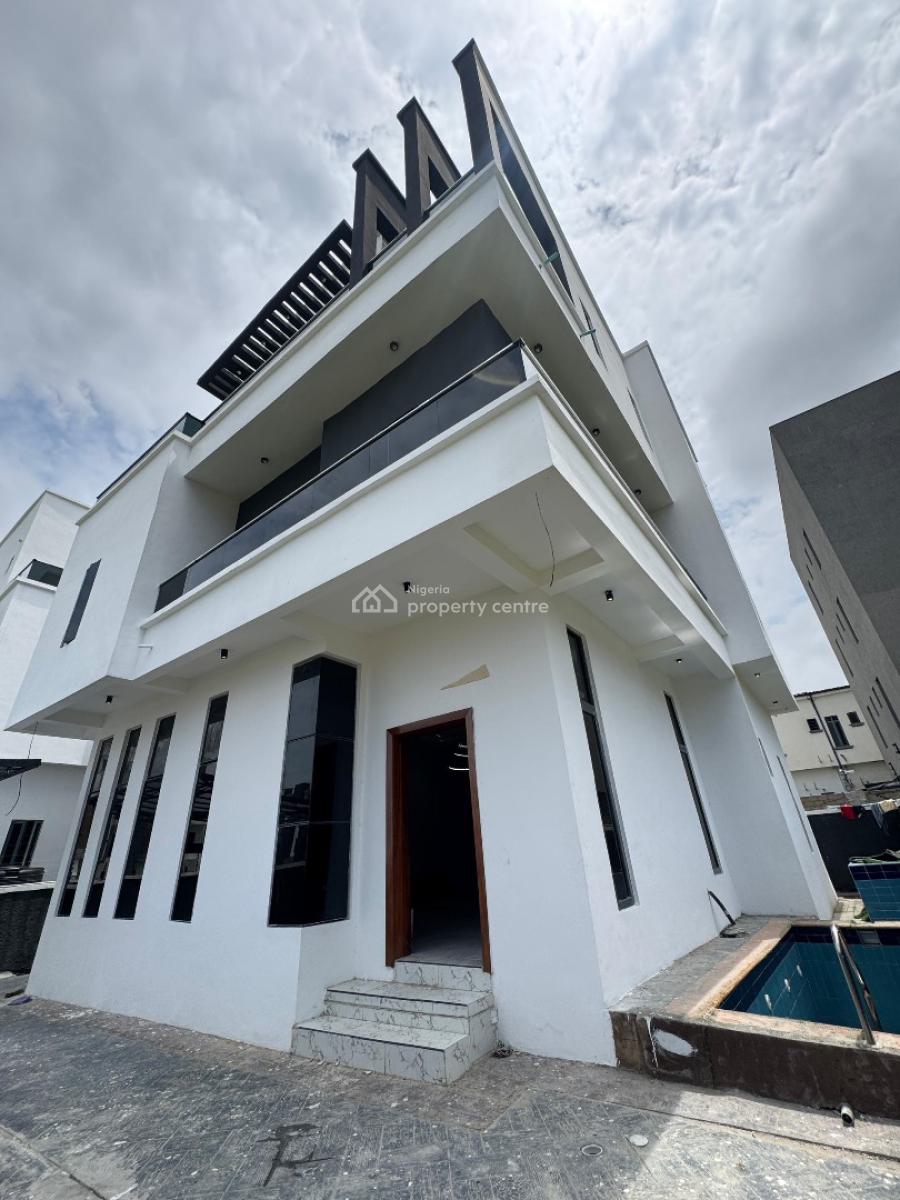 Stunning  5 Bedroom Detached Duplex with Bq, Cinema, Pool, Ikate, Lekki, Lagos, Detached Duplex for Sale
