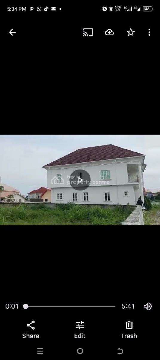 4 Bedroom Duplex with Bq and 355sqm of Land, Crown Estate, Sangotedo, Ajah, Lagos, Detached Duplex for Sale