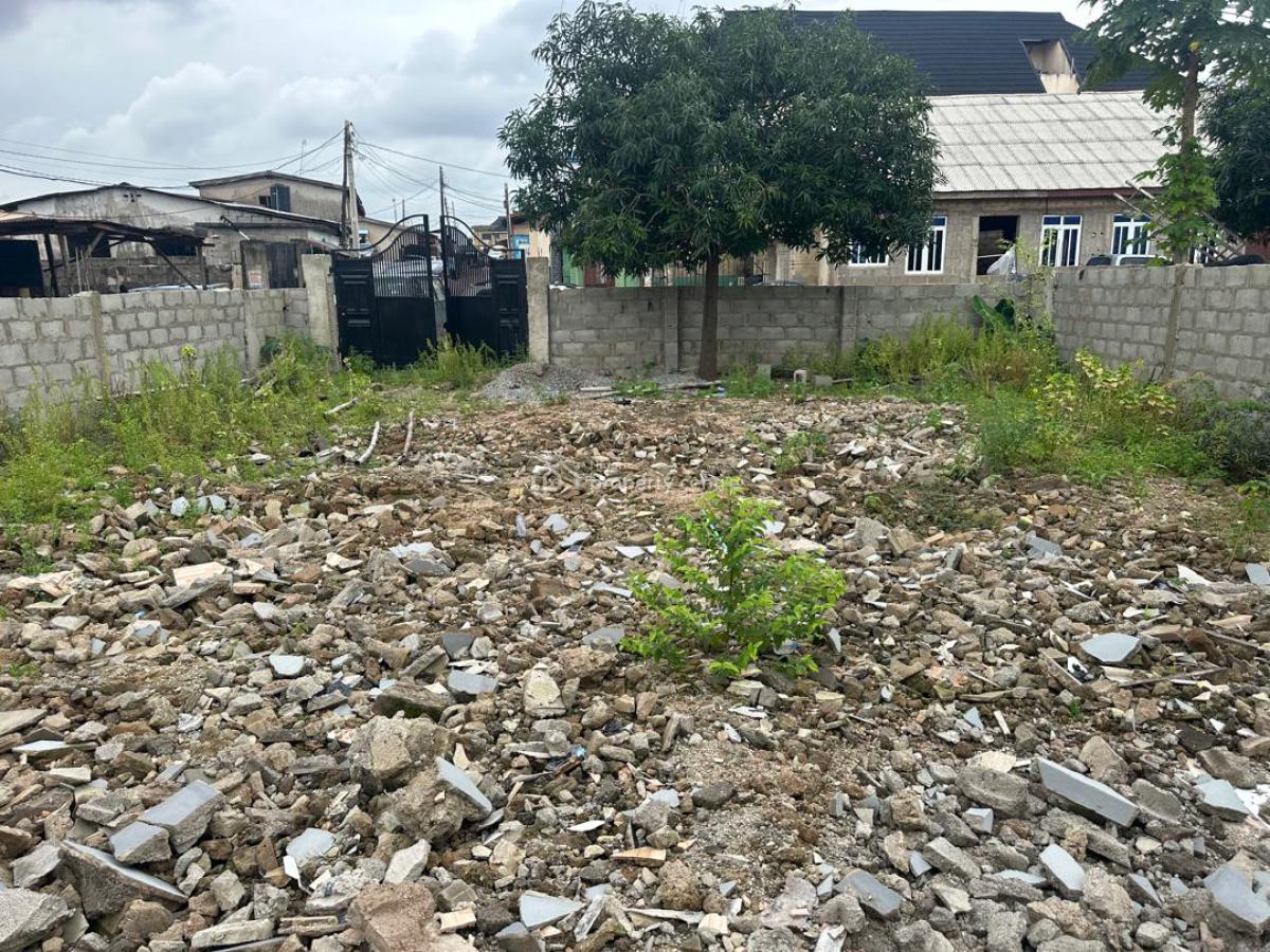 Half Plot of Land, Haruna, Ogba, Ikeja, Lagos, Land for Sale