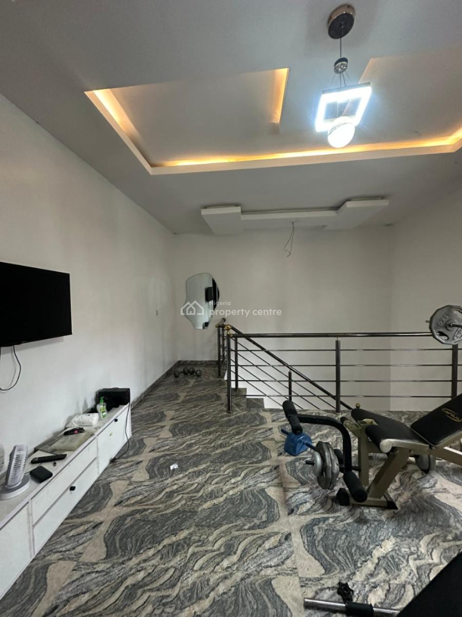 Upstairs Bedroom in a Shared 4 Bedroom Duplex- Video, Thomas Estate, Ajah, Lagos, Self Contain (single Rooms) for Rent