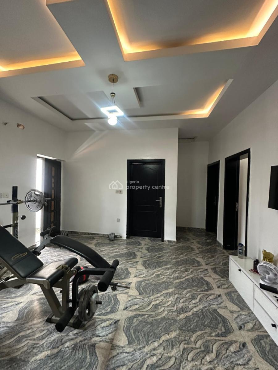 Upstairs Bedroom in a Shared 4 Bedroom Duplex- Video, Thomas Estate, Ajah, Lagos, Self Contain (single Rooms) for Rent
