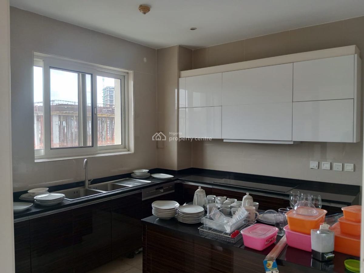9th Floor 4 Bed Serviced Apartment with Pool, Squash Court & Bq, Osborne Road, By Gerrard Road,, Ikoyi, Lagos, Flat / Apartment for Rent