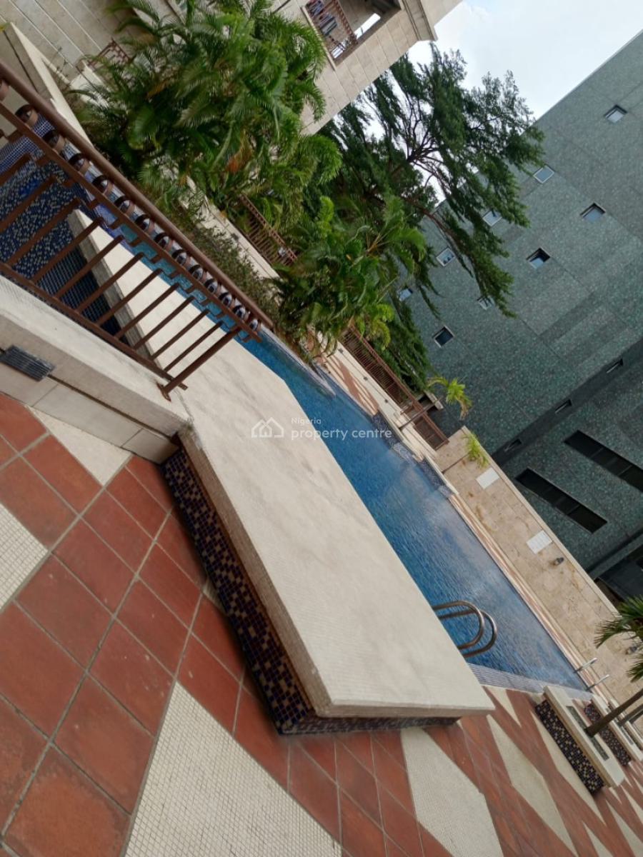 9th Floor 4 Bed Serviced Apartment with Pool, Squash Court & Bq, Osborne Road, By Gerrard Road,, Ikoyi, Lagos, Flat / Apartment for Rent