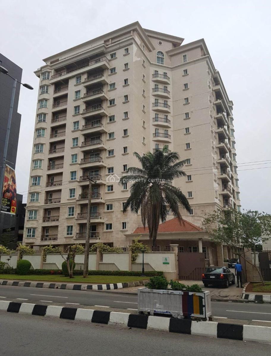 9th Floor 4 Bed Serviced Apartment with Pool, Squash Court & Bq, Osborne Road, By Gerrard Road,, Ikoyi, Lagos, Flat / Apartment for Rent