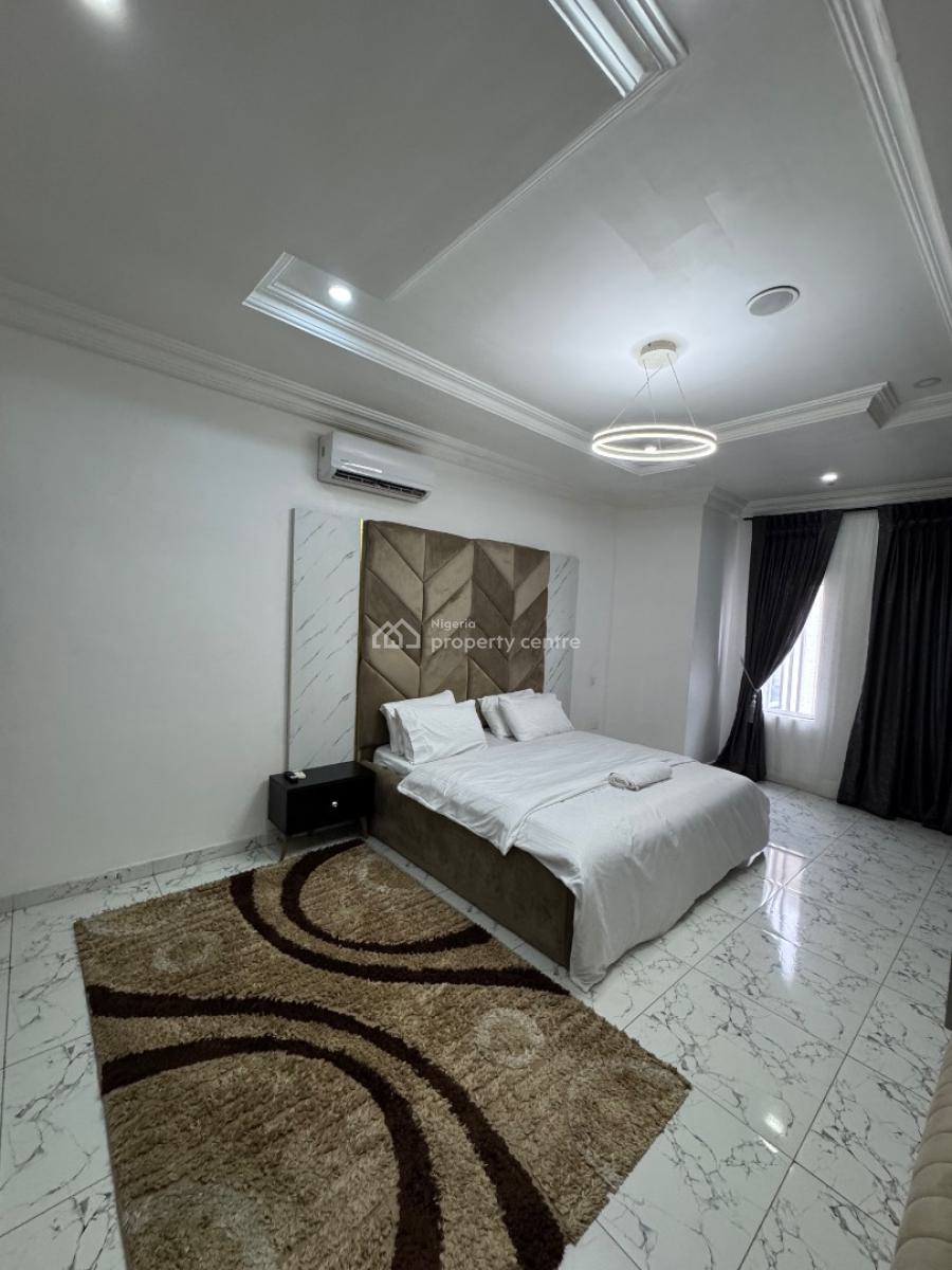 Fully Furnished 3 Bedroom Detached Duplex + 2 Bq, Standby Gen, Cinema, Osapa, Lekki, Lagos, Detached Duplex for Rent
