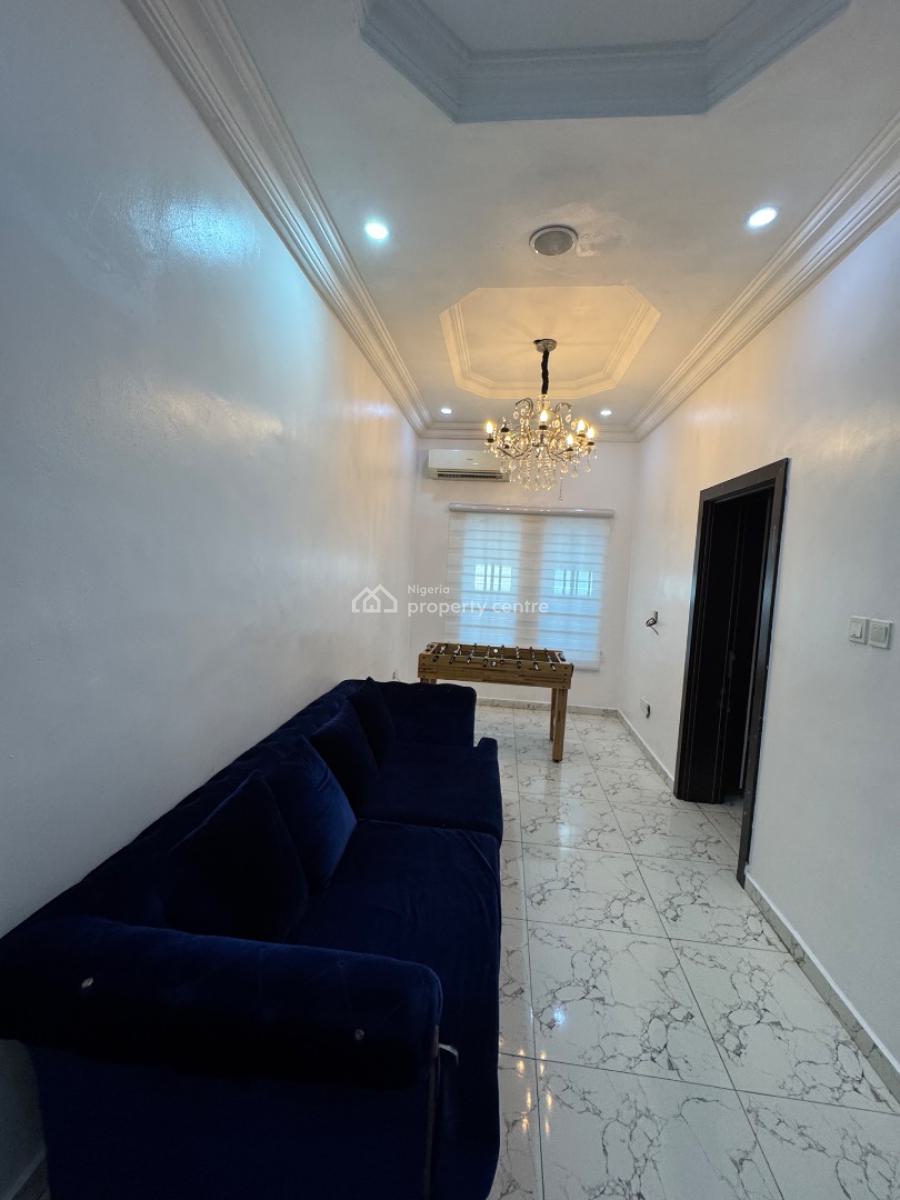 Fully Furnished 3 Bedroom Detached Duplex + 2 Bq, Standby Gen, Cinema, Osapa, Lekki, Lagos, Detached Duplex for Rent