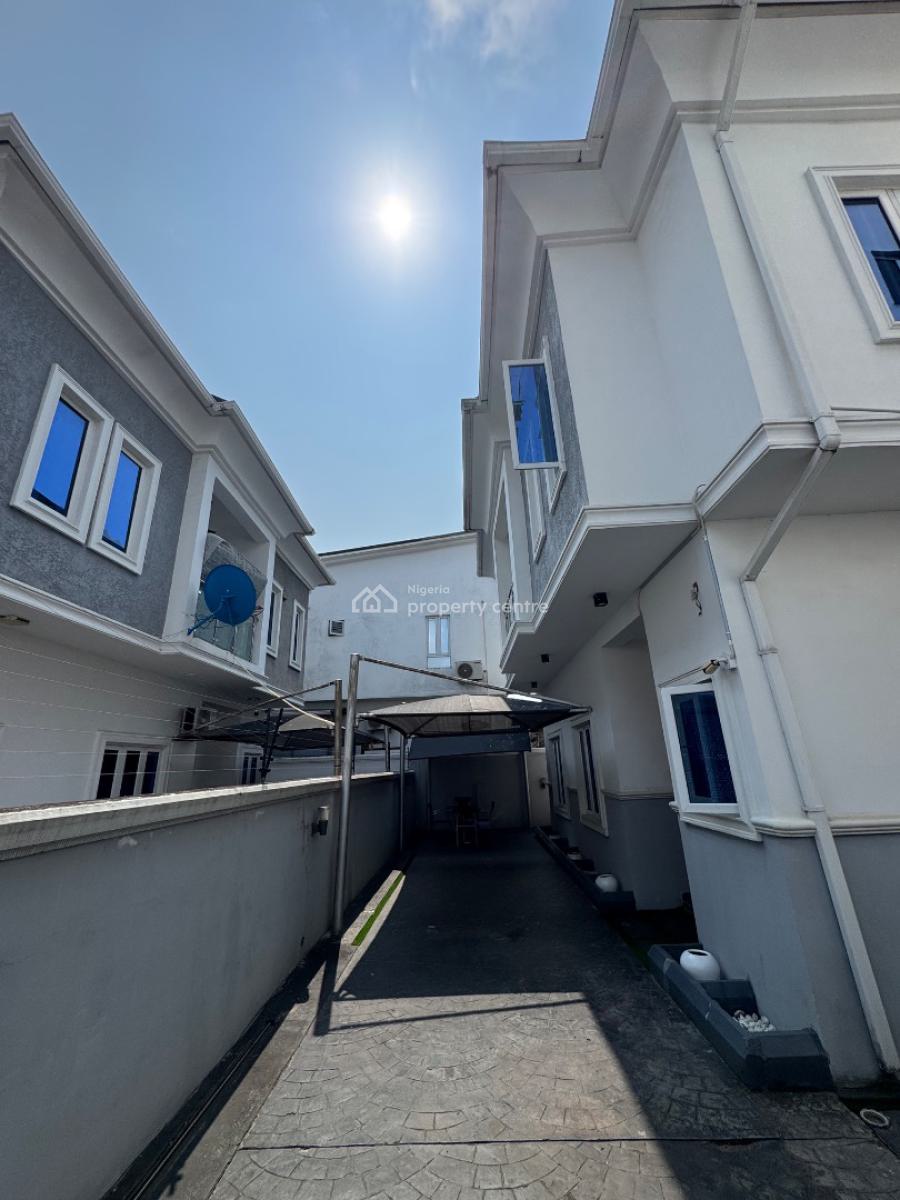 Fully Furnished 3 Bedroom Detached Duplex + 2 Bq, Standby Gen, Cinema, Osapa, Lekki, Lagos, Detached Duplex for Rent