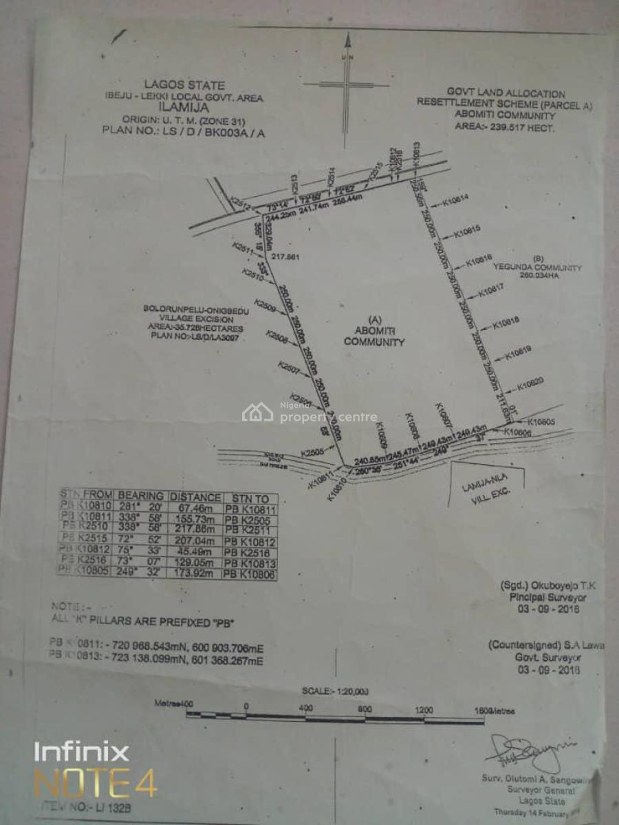 130 Plots of Land in Behind   Dangote Refinery Or Neighborhood, Dangote Refinery,epe, Epe, Lagos, Land for Sale