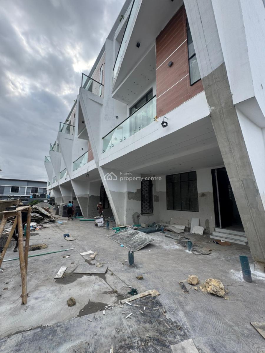 Aesthetically Pleasing 4-bedroom Terrace Duplex with Bq,in an Estate, Ikate Elegushi, Lekki, Lagos, Terraced Duplex for Sale