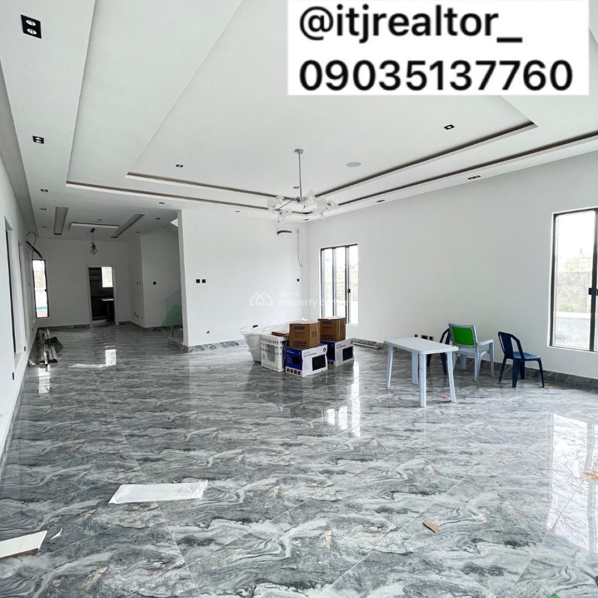 Lovely 5 Bedroom Detached Duplex with Swimming Pool and Bq, Osapa London, Osapa, Lekki, Lagos, Detached Duplex for Sale