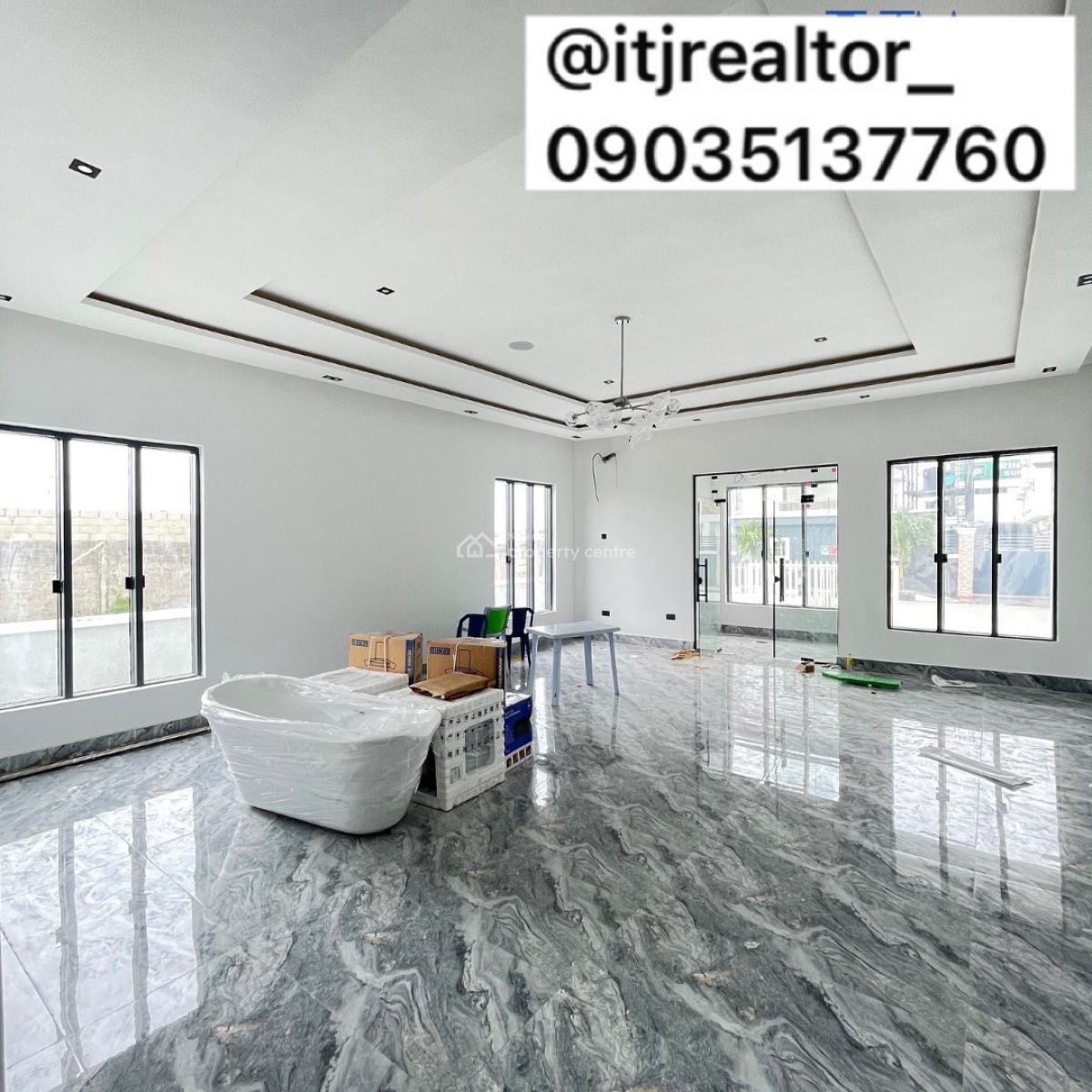 Lovely 5 Bedroom Detached Duplex with Swimming Pool and Bq, Osapa London, Osapa, Lekki, Lagos, Detached Duplex for Sale