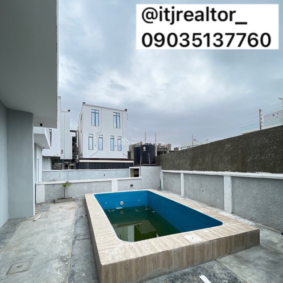 Lovely 5 Bedroom Detached Duplex with Swimming Pool and Bq, Osapa London, Osapa, Lekki, Lagos, Detached Duplex for Sale