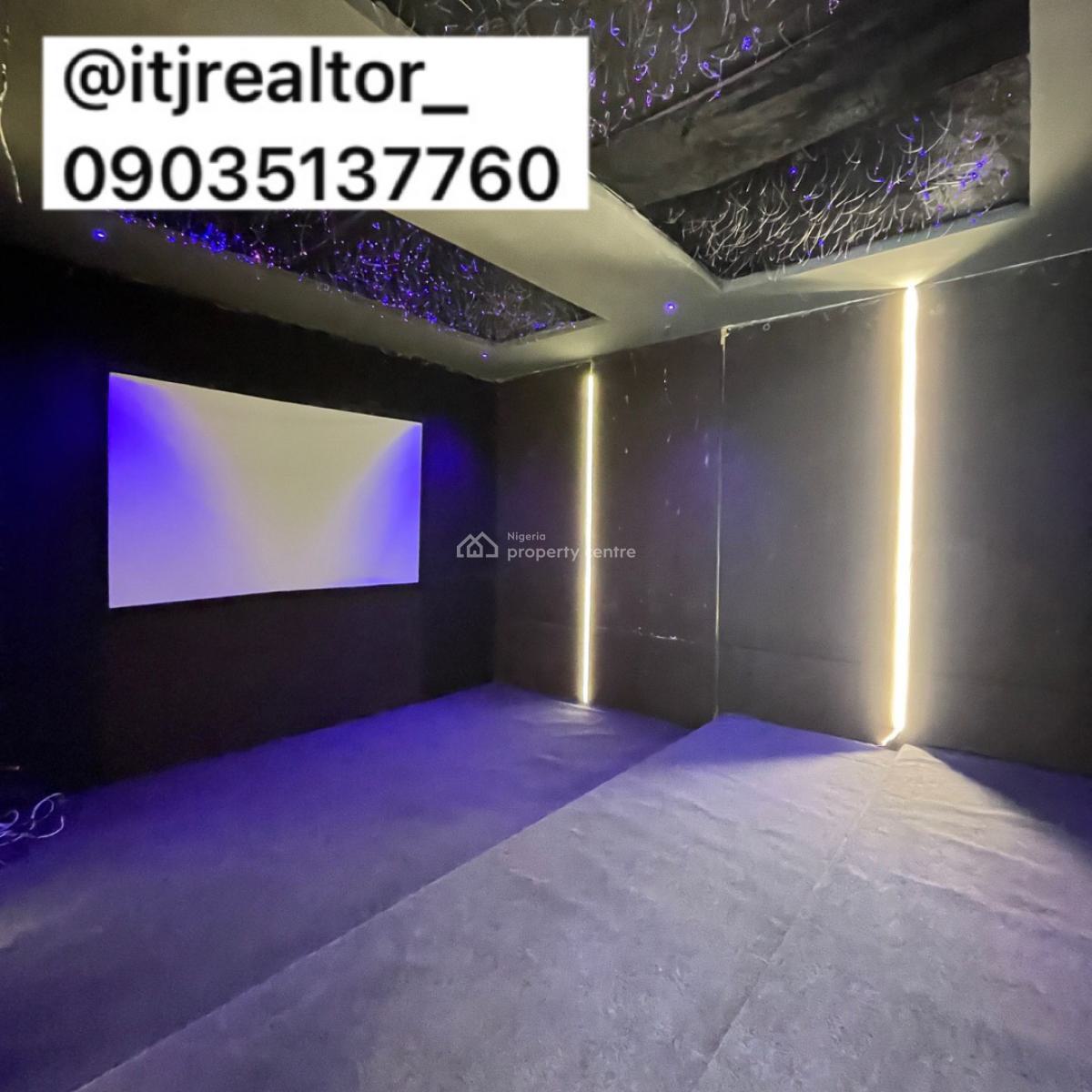 Stunning 5 Bedroom Detached Duplex with Pool,cinema,gym and Bq, Osapa London, Osapa, Lekki, Lagos, Detached Duplex for Sale