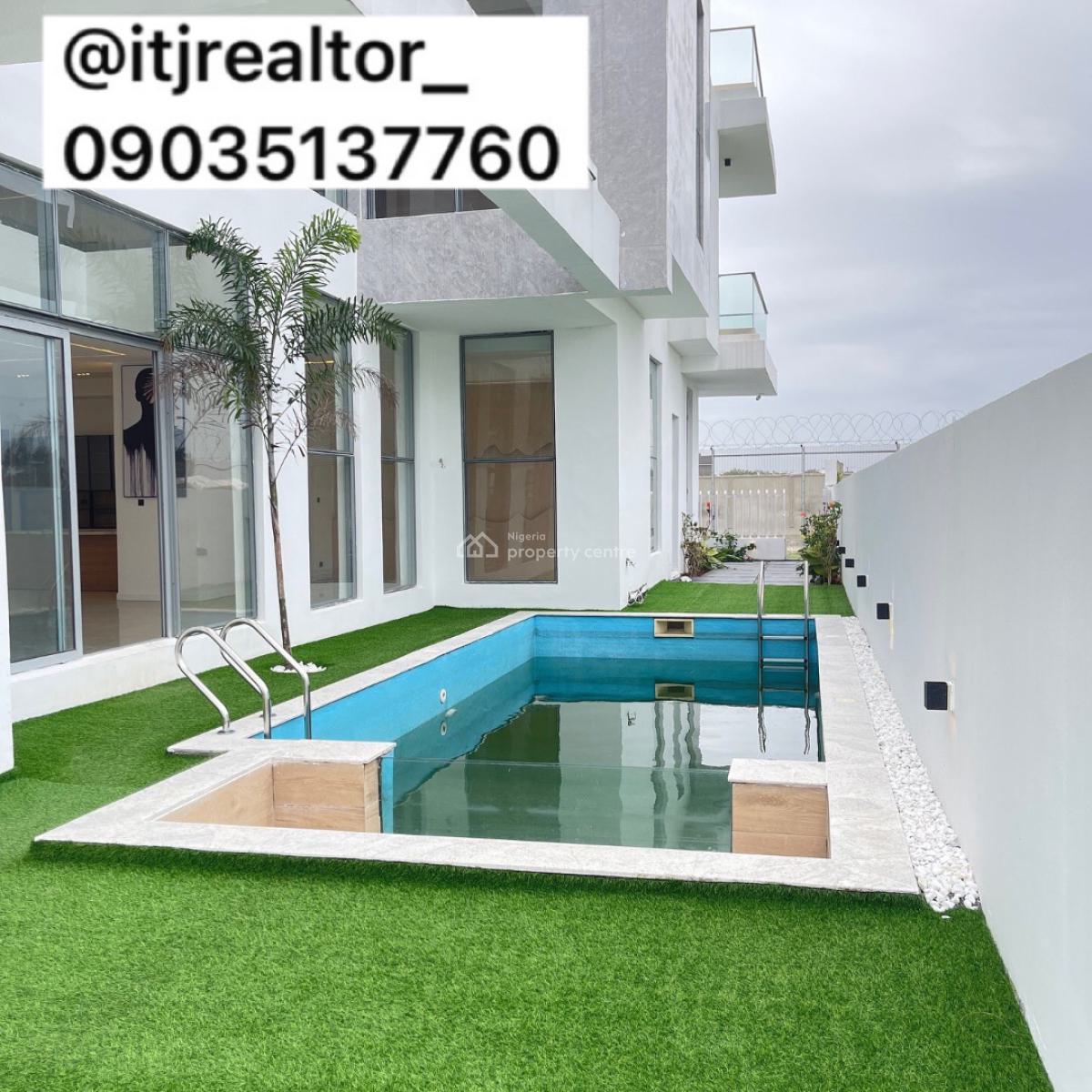 Stunning 5 Bedroom Detached Duplex with Pool,cinema,gym and Bq, Osapa London, Osapa, Lekki, Lagos, Detached Duplex for Sale