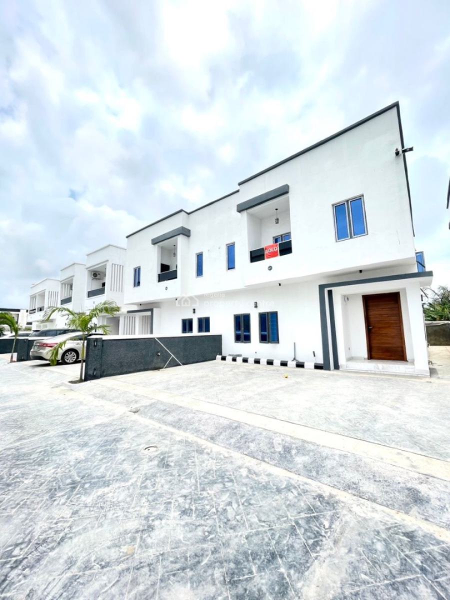 Brand New 3 Bedroom Fully Detached Duplex with Pool in a Secure Estate, Ajah, Ajah, Lagos, Detached Duplex for Sale