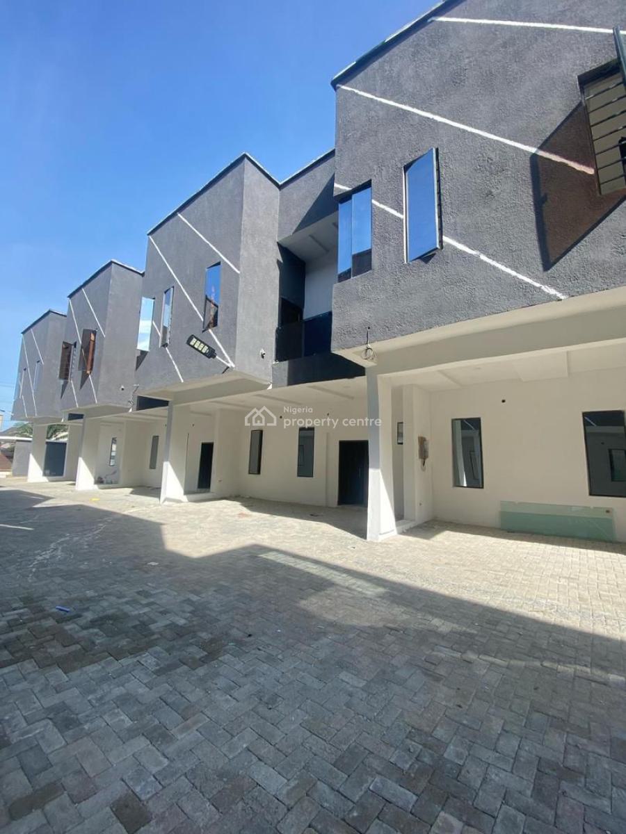 Elegant 4 Bedroom Terrace Duplex with Bq in a Secured Environment, Ajah, Ajah, Lagos, Terraced Duplex for Sale