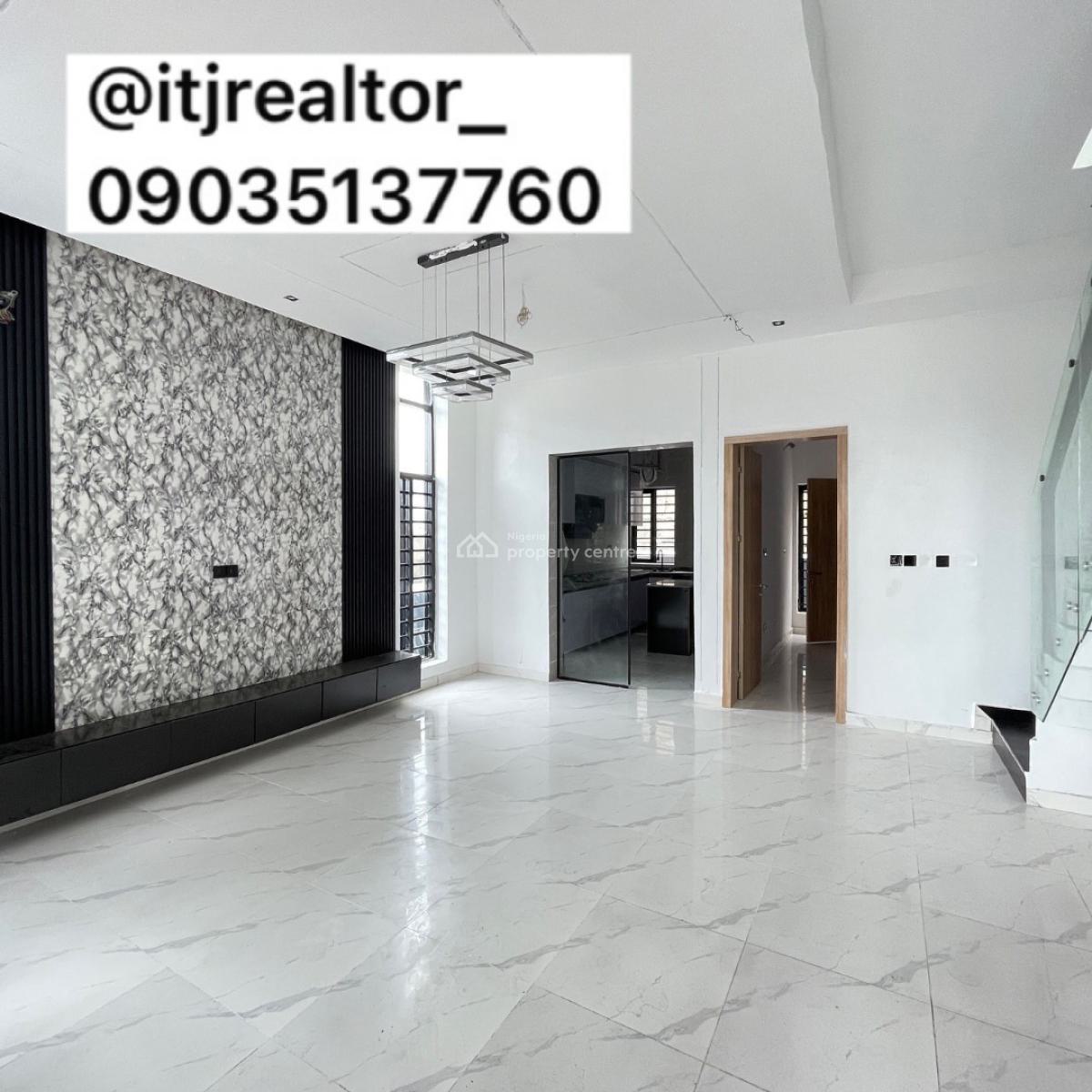 Lovely 4 Bedroom Terrace Duplex with Bq, Ikota, Ikota, Lekki, Lagos, Terraced Duplex for Sale