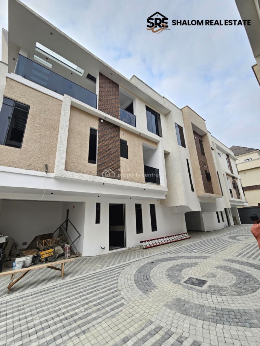Spacious Luxury 4-bedroom Terrace Duplex with Cinema & Rooftop Terra, Lekki Phase 1, Lekki, Lagos, Terraced Duplex for Sale