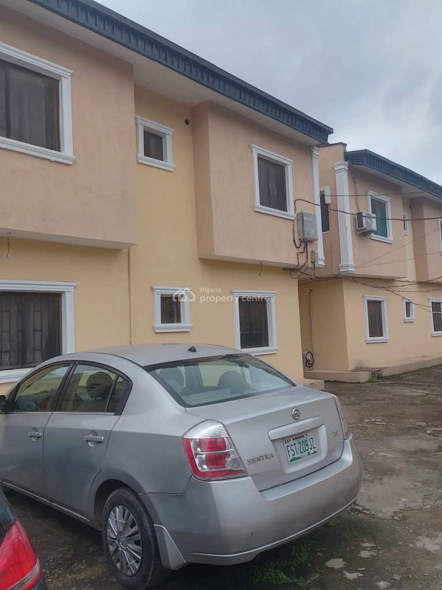 8 Nos of 3 Bedroom Flat in a Well Secured Estate, Onipetesi Estate, Mangoro, Ikeja, Lagos, Block of Flats for Sale