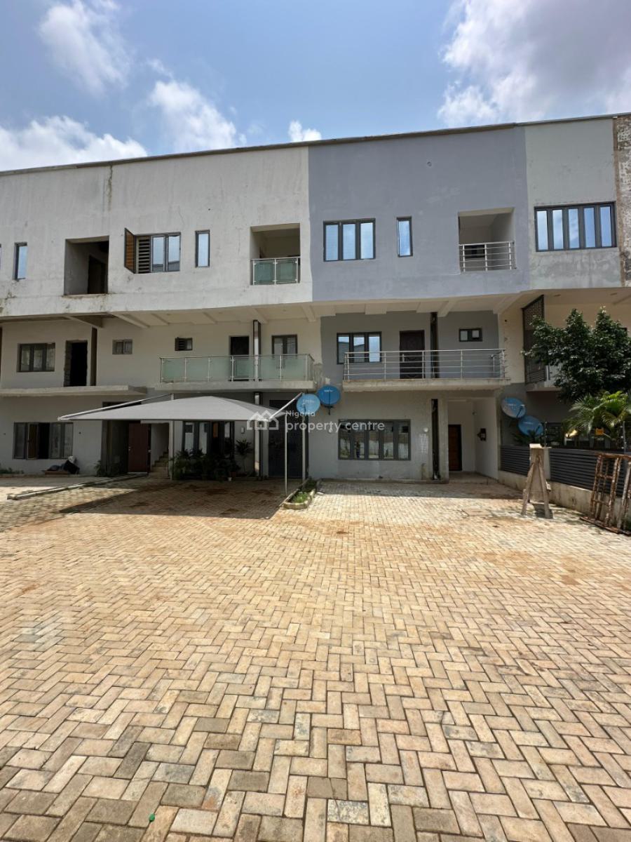 Well Finished 3bedroom Terrace Duplex with Studio Kitchen, Close to Magistrate Court, Life Camp, Abuja, Terraced Duplex for Rent