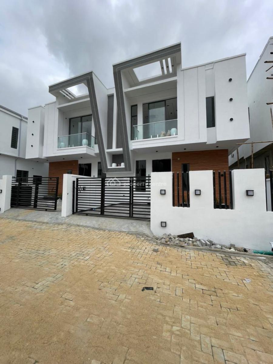 Luxury Finished 4 Bedroom Semi-detached Duplex with Bq, Ajah, Lagos, Semi-detached Duplex for Sale