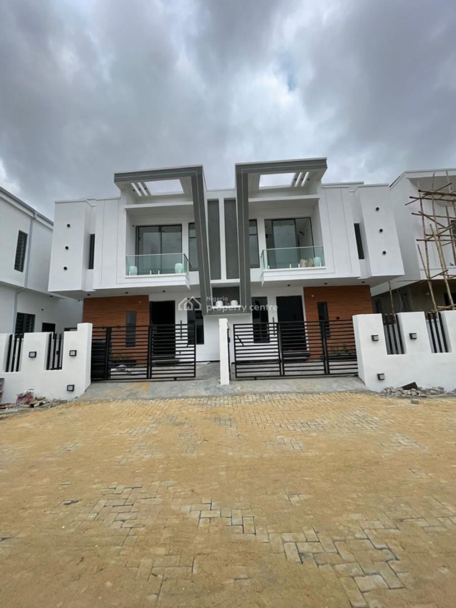 Luxury Finished 4 Bedroom Semi-detached Duplex with Bq, Ajah, Lagos, Semi-detached Duplex for Sale