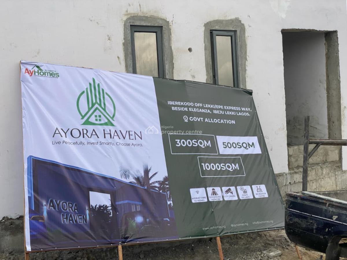 Grab a Slice From Ayora Haven, All Fenced Land, Ibeju Lekki, Lagos, Residential Land for Sale