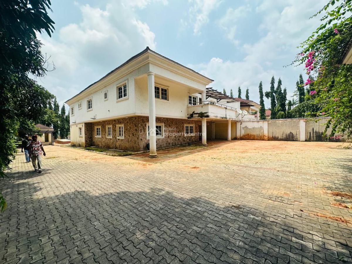 Beautiful 2400 Sqm Residential Plot with 2 Old Structures on It, Cofo., Serene Neighborhood, Tarred Access Road, Asokoro District, Abuja, Residential Land for Sale