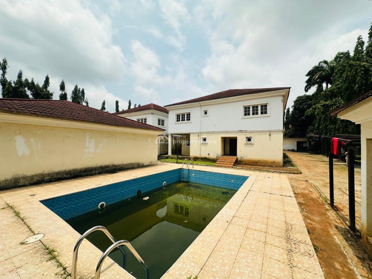 Beautiful 2400 Sqm Residential Plot with 2 Old Structures on It, Cofo., Serene Neighborhood, Tarred Access Road, Asokoro District, Abuja, Residential Land for Sale