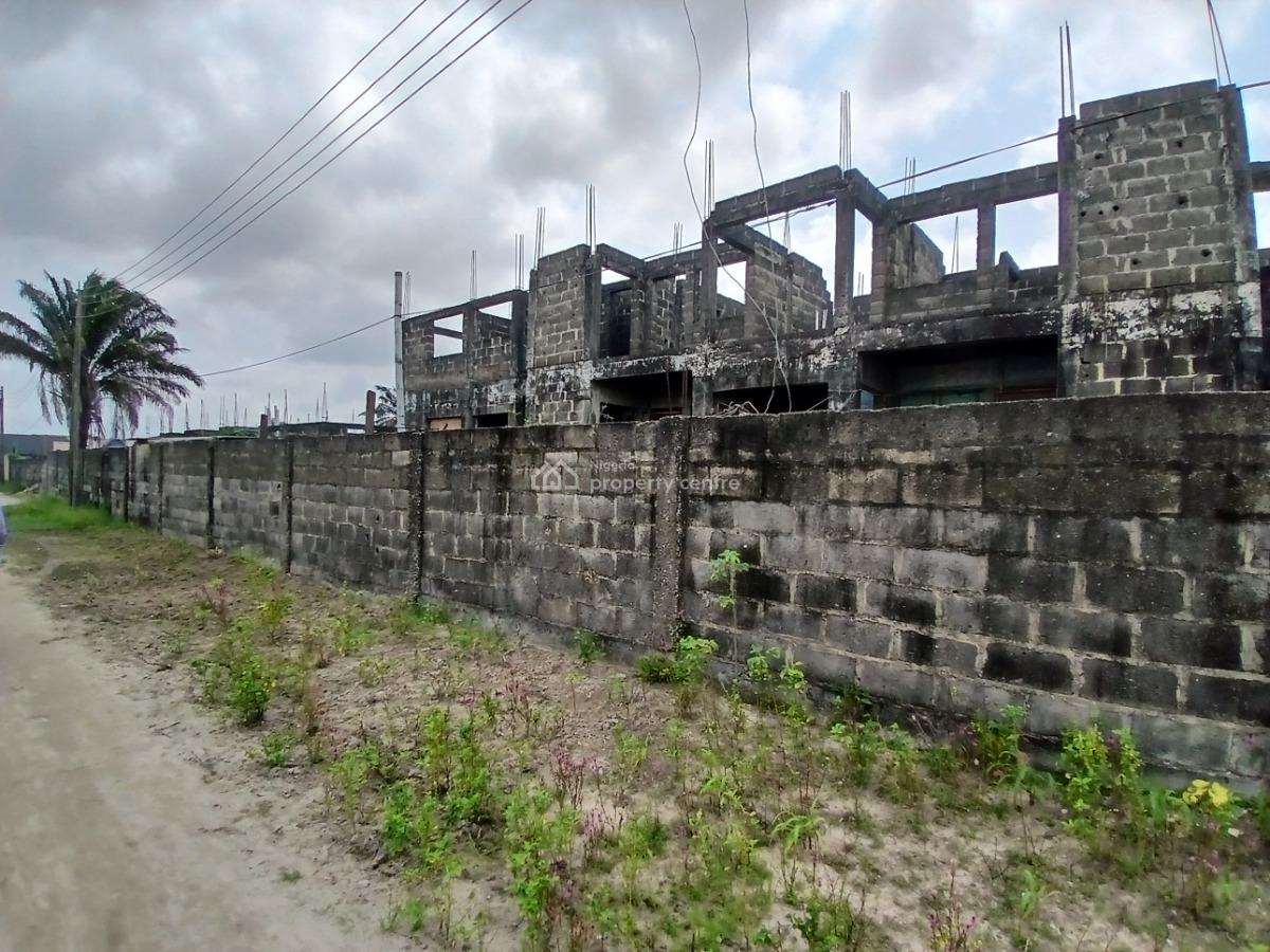 6plots of Land with Multiple Blocks of Flats (uncompleted) Along The R, Off Ado Road, Ajah, Ajah, Lagos, Land for Sale