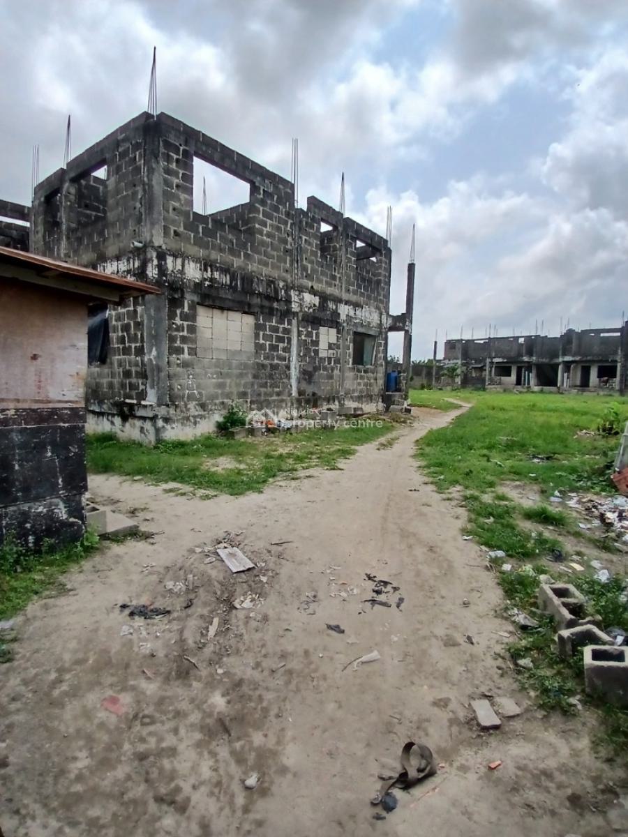 6plots of Land with Multiple Blocks of Flats (uncompleted) Along The R, Off Ado Road, Ajah, Ajah, Lagos, Land for Sale