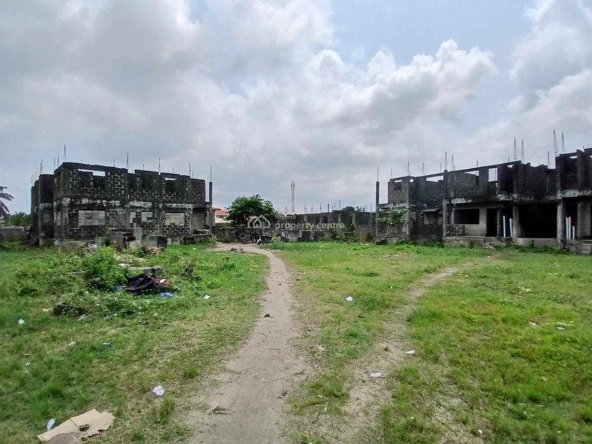 6plots of Land with Multiple Blocks of Flats (uncompleted) Along The R, Off Ado Road, Ajah, Ajah, Lagos, Land for Sale